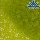 Zdjęcie - Koraliki TOHO Round 8/0 Transparent-Frosted Lime Green
